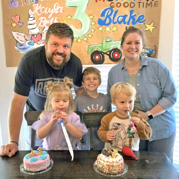 Barnett, Ray & Carrie Ann (Will, Blake, and Kayla Beth)